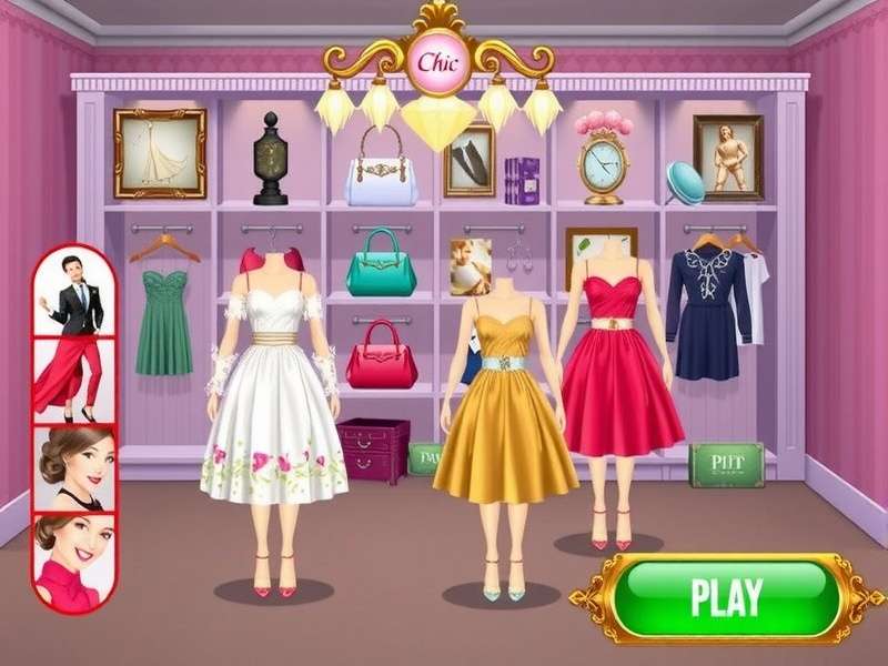 Chic Chateau Charm Game Interface